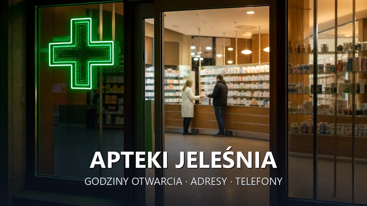 Apteki Jeleśnia, powiat żywiecki - adresy, telefony, godziny otwarcia