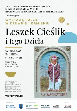 Drewno, kamień i opowieść o Żywcu - Leszek Cieślik pokaże swoje rzeźby