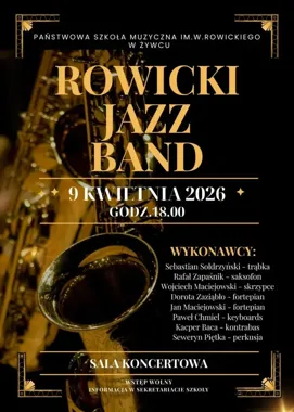 W szkole muzycznej zabrzmi dziś jazz w autorskich aranżacjach bez biletu